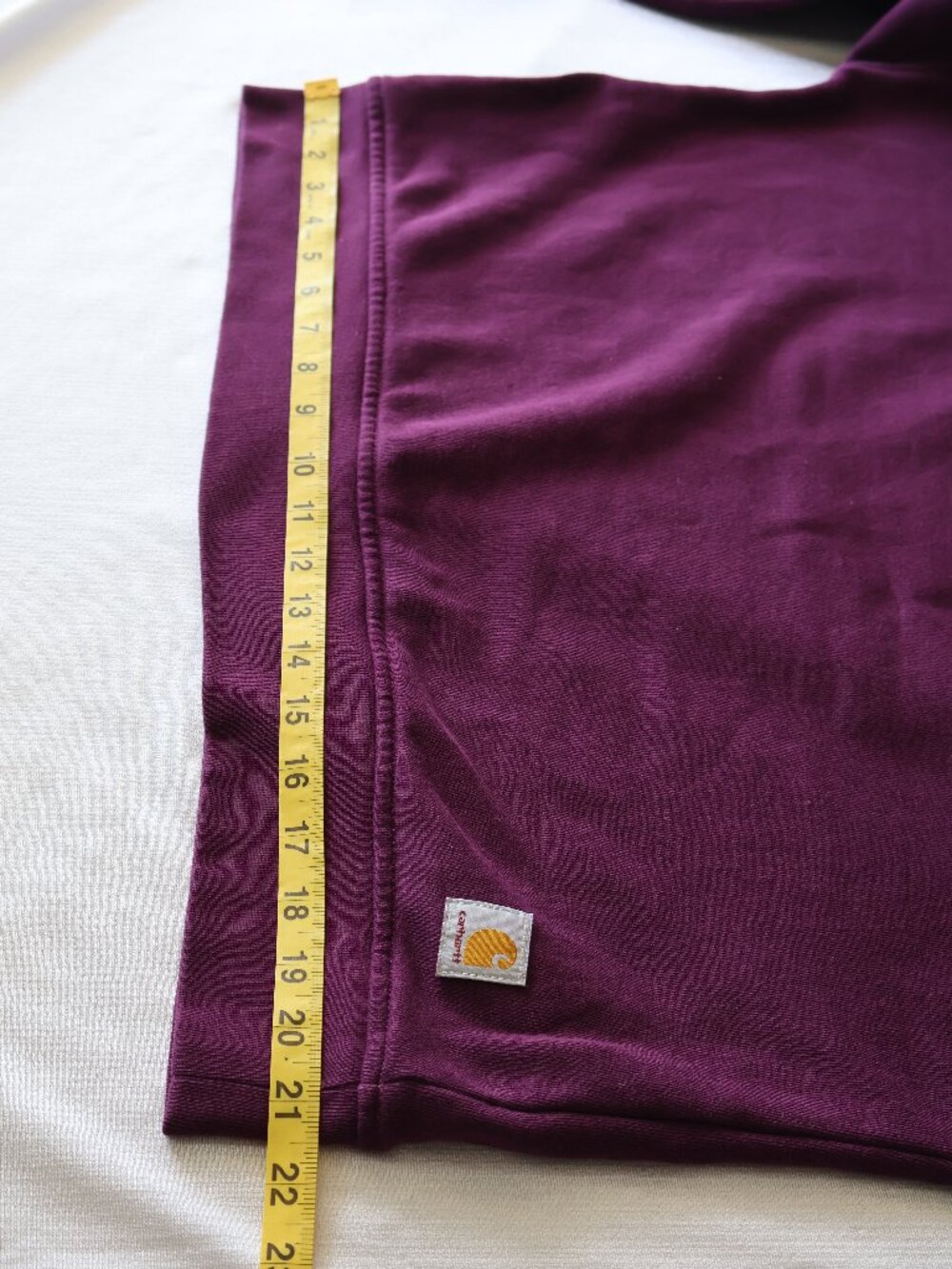 Size M - Carhartt TENCEL™ Fiber Series - Sleeve Graphic Sweatshirt - Eggplant - Picture 8 of 16